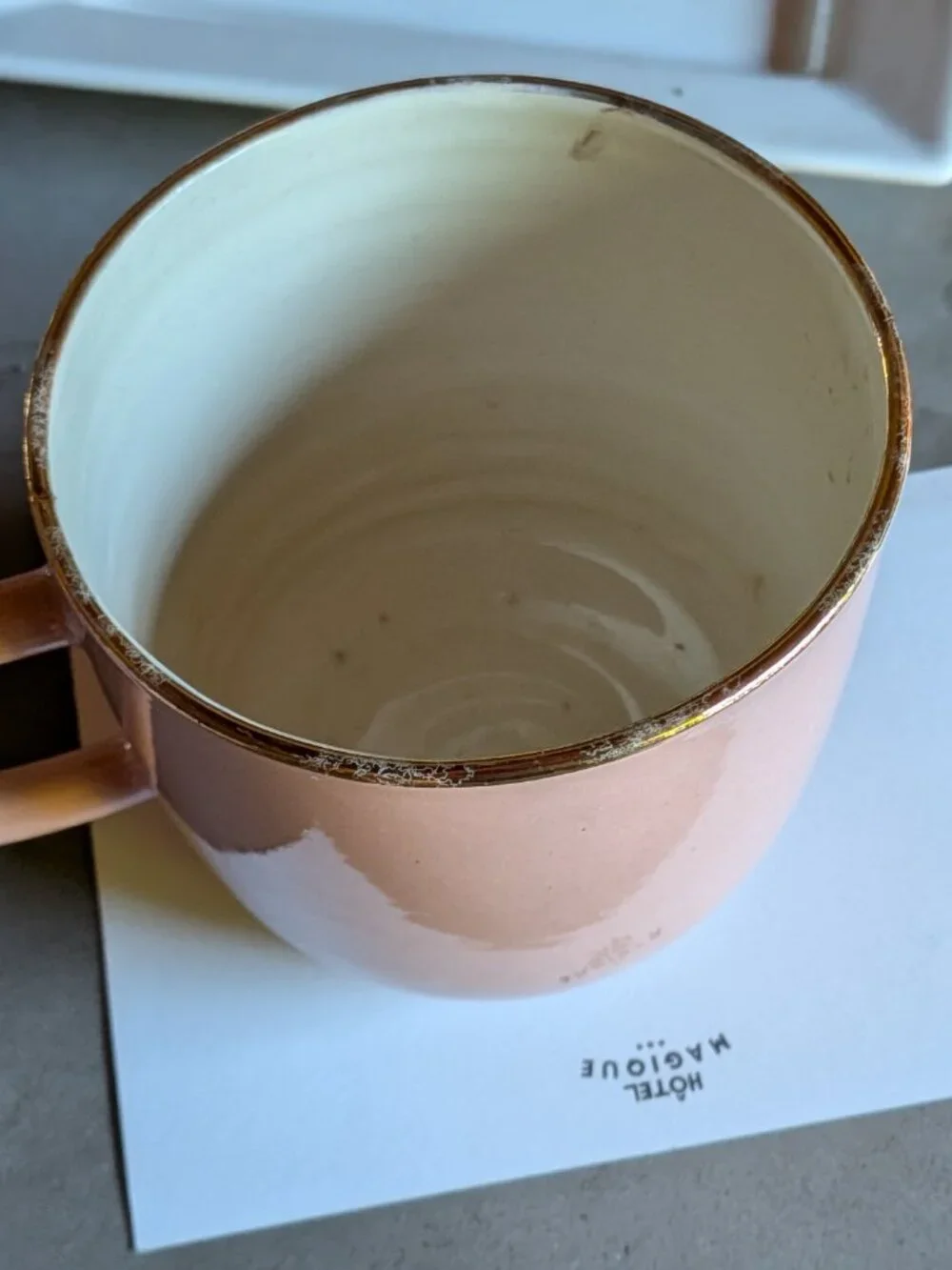 Sézane Ceramic Pink Mug